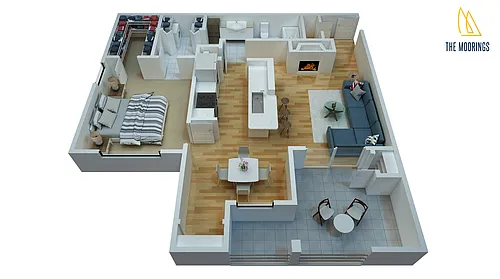 Floor plan 1-B