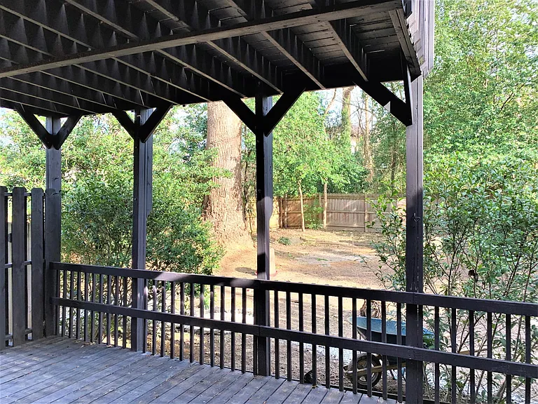 Fenced in yard