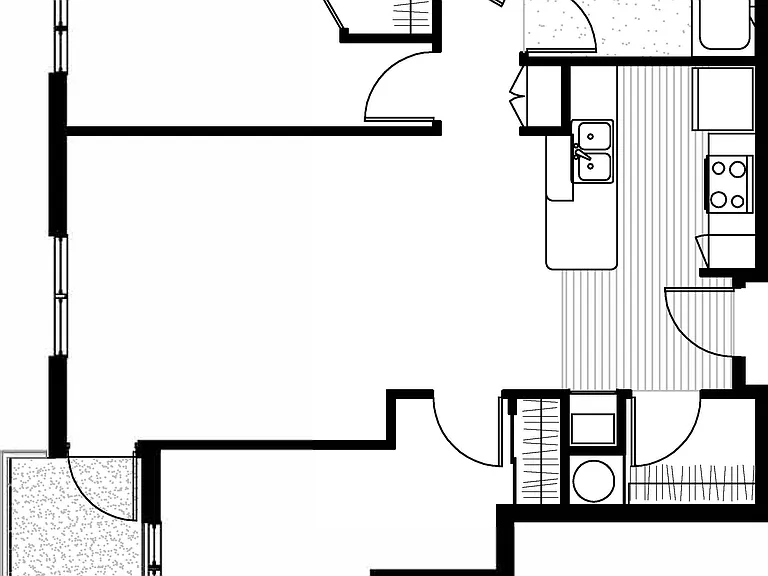 2x1 floor plan The Byron at Crescent Village