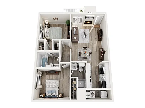 Floor plan The Catamaran
