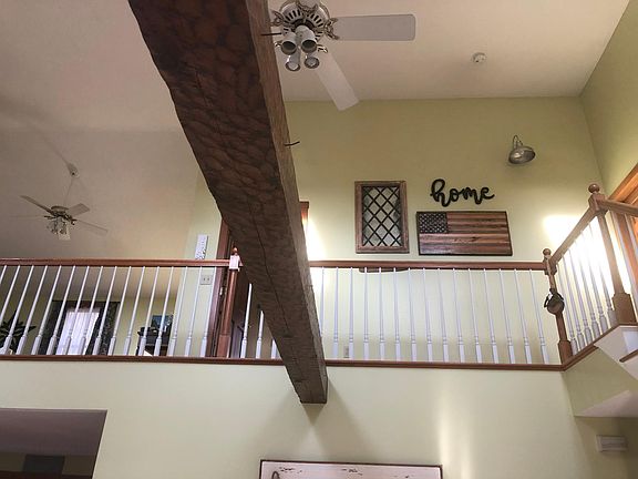 Balcony and loft from front entrance