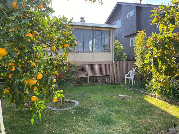Backyard facing sunroom