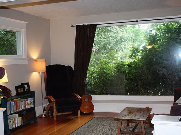 View of the living room from the dining room