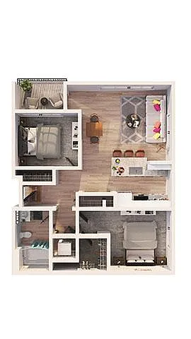 Floor plan B1C