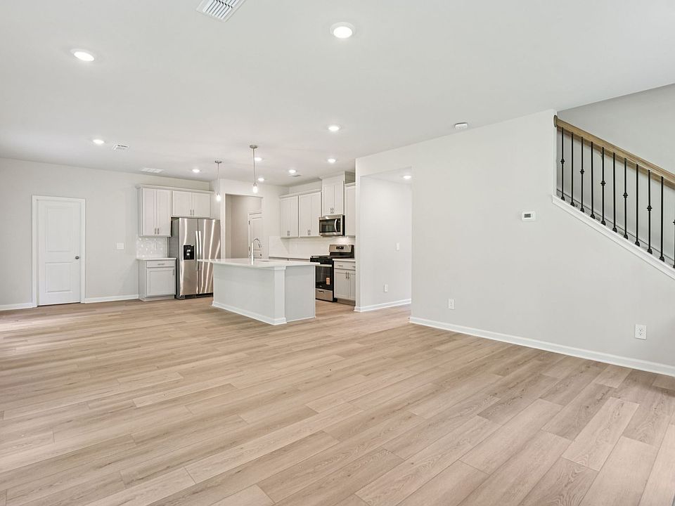 The Brentwood floorplan with the Fresh Harbor interior package.