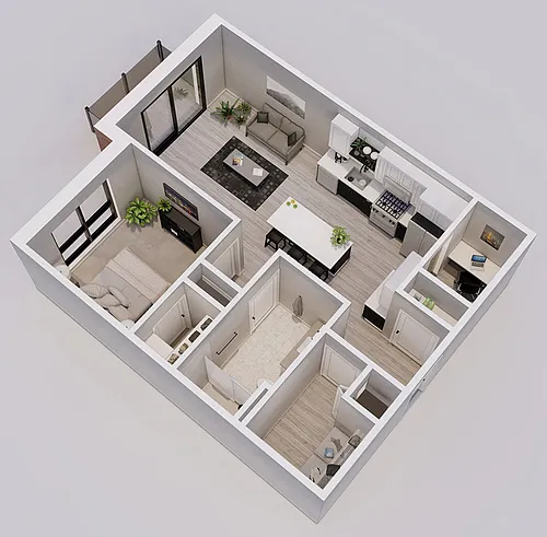 Floor plan Wedgewood Style C