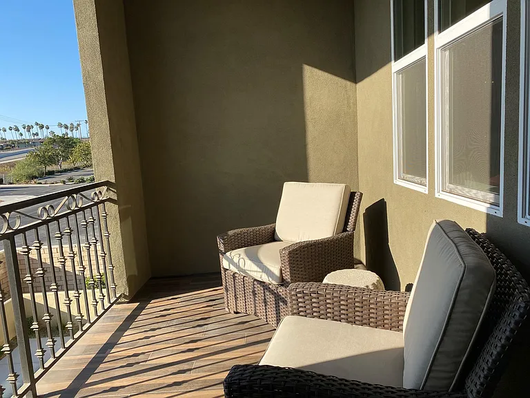 Second floor patio area