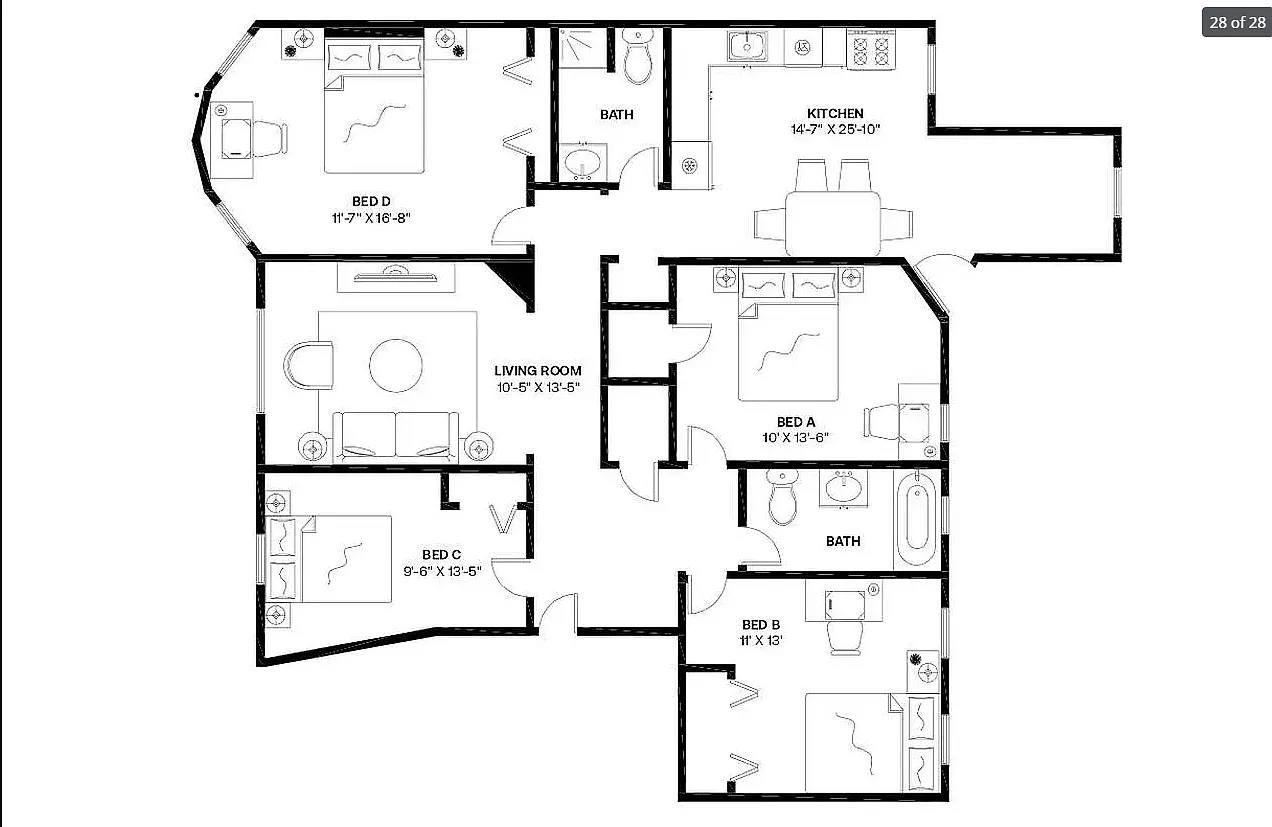 4 bed, 2200 sqft, $5,200 — Photo 2