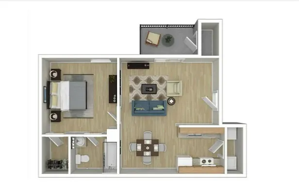 Floor plan 1X1