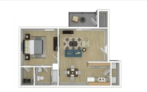 Floor plan 1X1