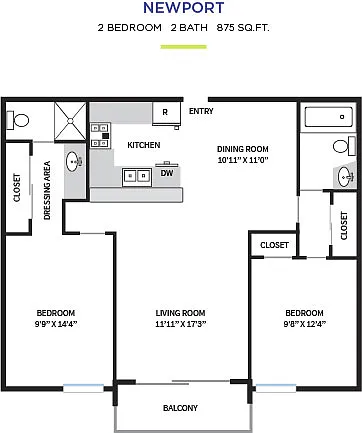 Floor plan Newport