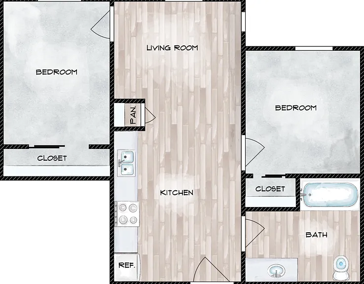 A4 I Street Floorplan Diagram