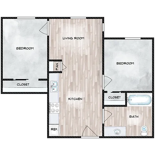 Floor plan A4 I Street