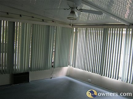 Glassed in Porch, with air conditioning