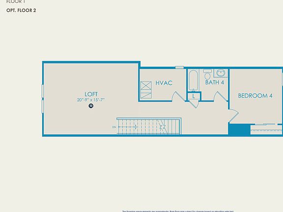 Renown Floor Plan, Quick Move-in Home, Floor 2