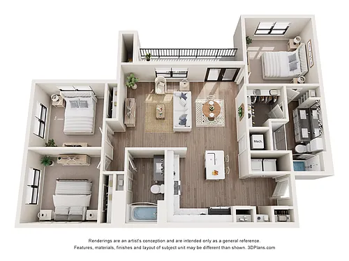 Floor plan C1