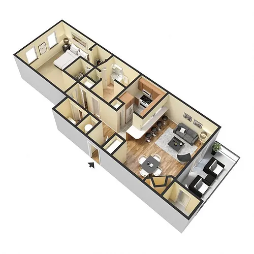 Floor plan A2 - Master