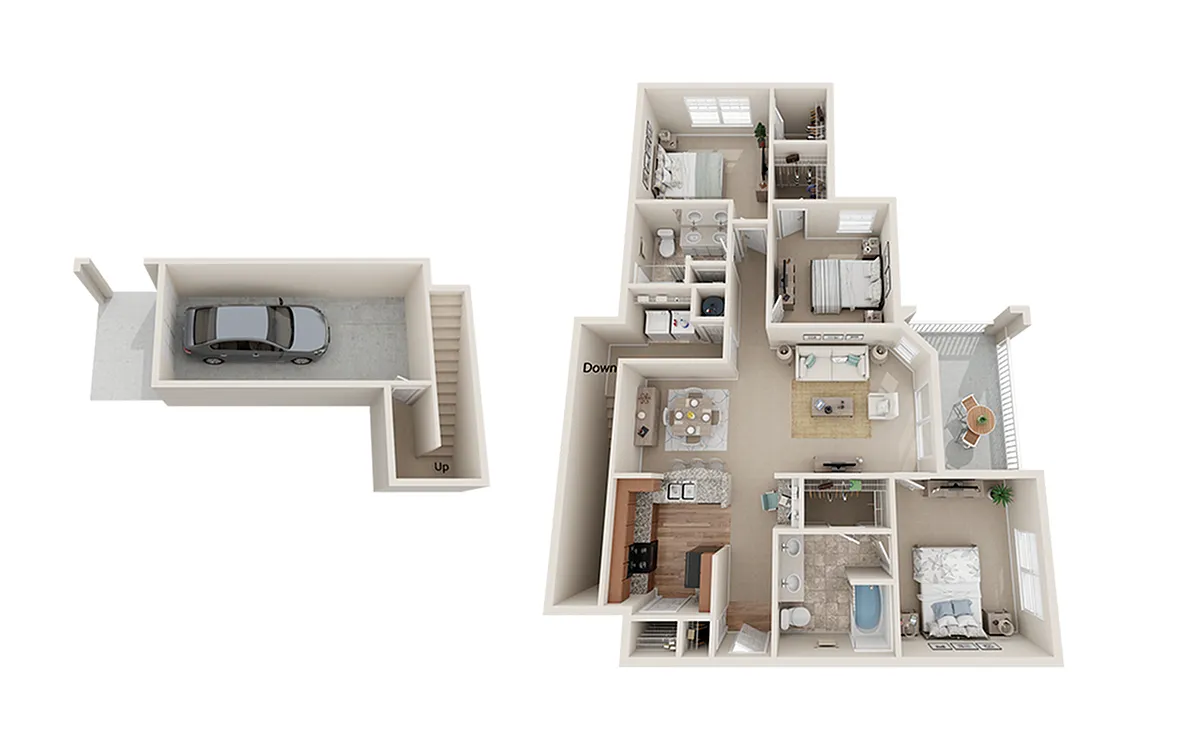 Floor plan 3B Upgrade