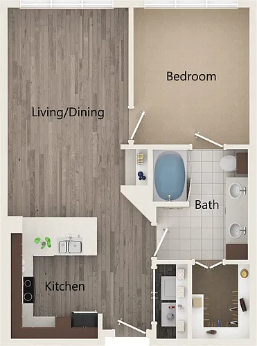 Floor plan A1D