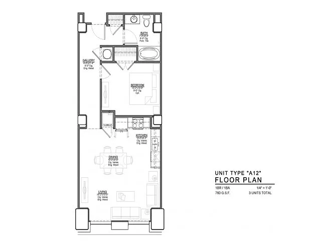 Floor plan A12