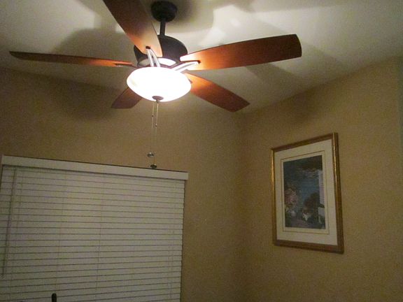 Ceilings Fans in 3 Rms 