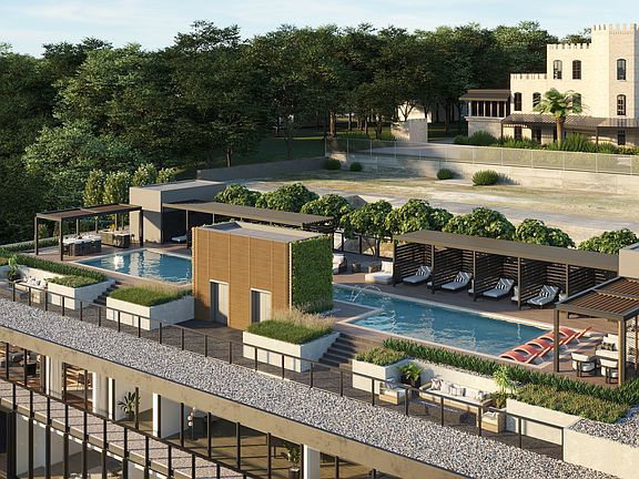 Rooftop Pool with Private Cabanas