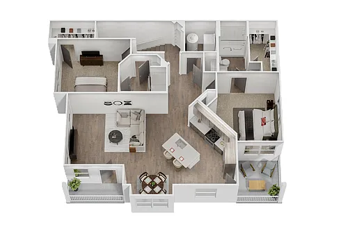 Floor plan B2UBH