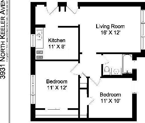 2nd image of 3931 N Keeler Ave #1S