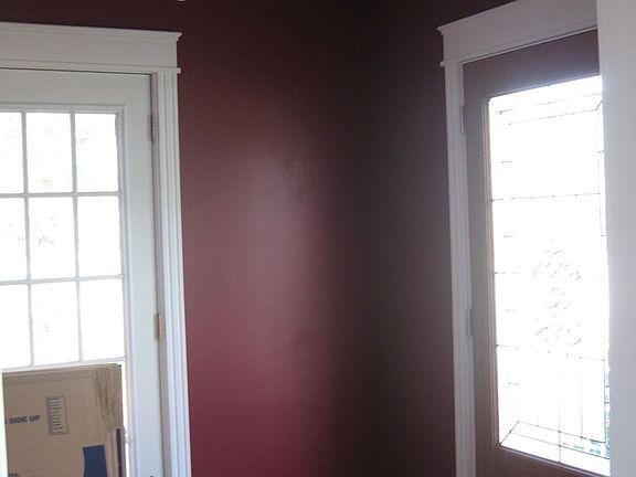 Foyer and entrance to side porch