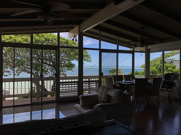 Looking out from the front room