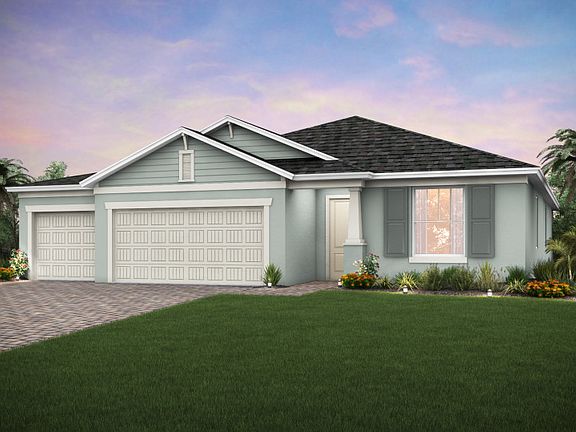 Home Exterior C2B with 3-Car Garage Offered Only at Lake Babcock