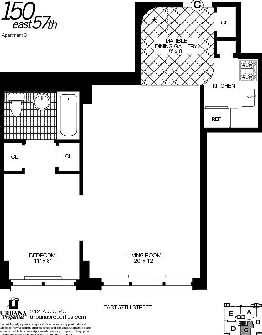 2nd image of 150 E 57th St APT 26C