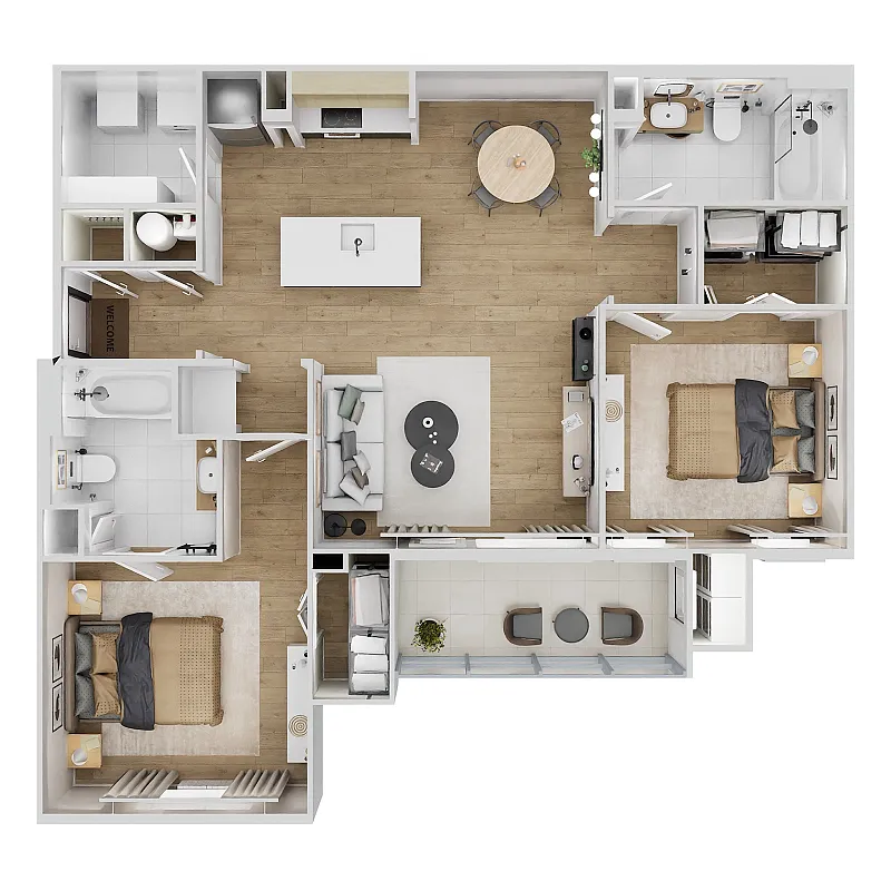 Floor plan B1