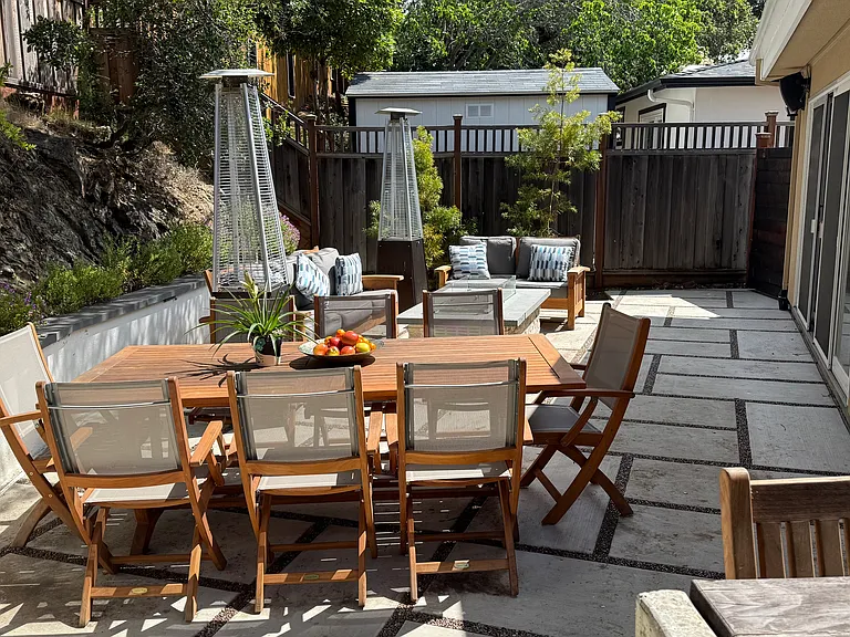 Outside living room