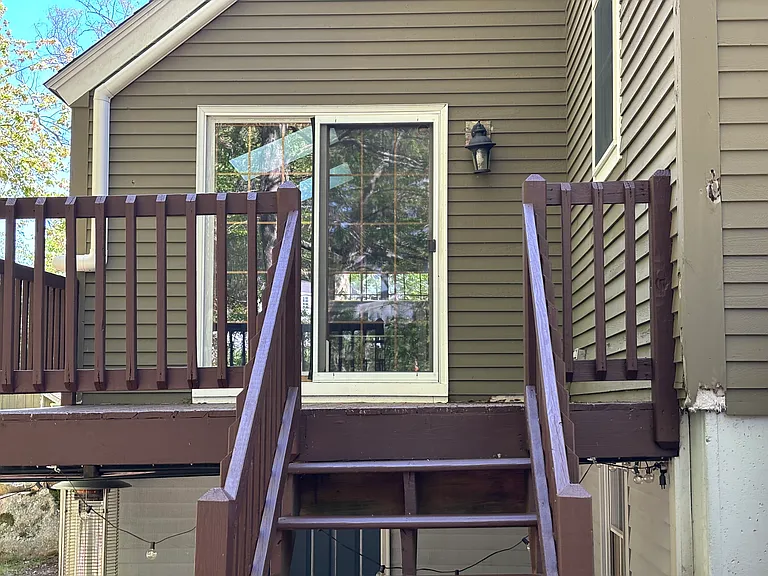 Stairs From Side Yard to Elevated Deck