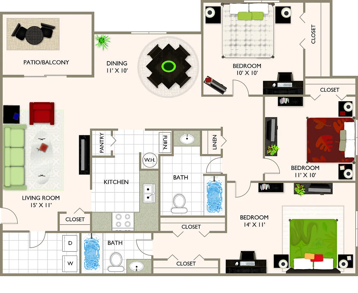 Floor plan Lake Superior