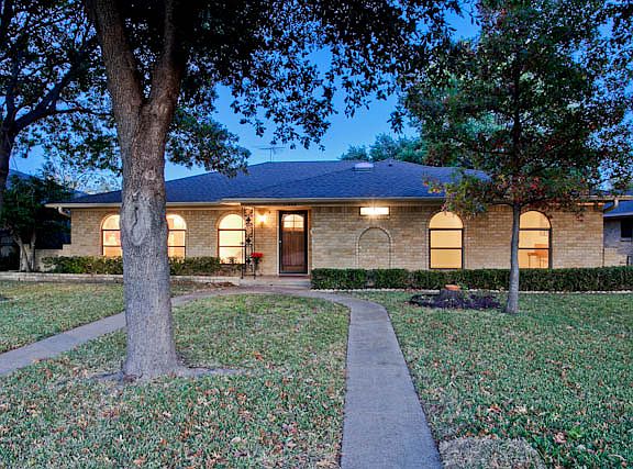 Mature trees.