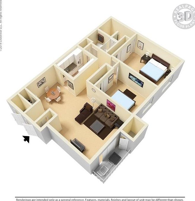 3D floor plan
