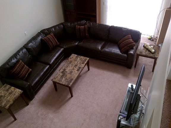 Living room looking from upper study