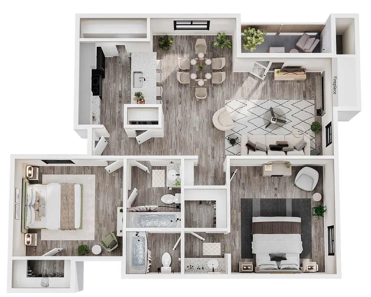 Floor plan B2