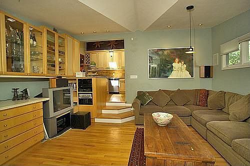 family room adjoins Chef designed kitchen