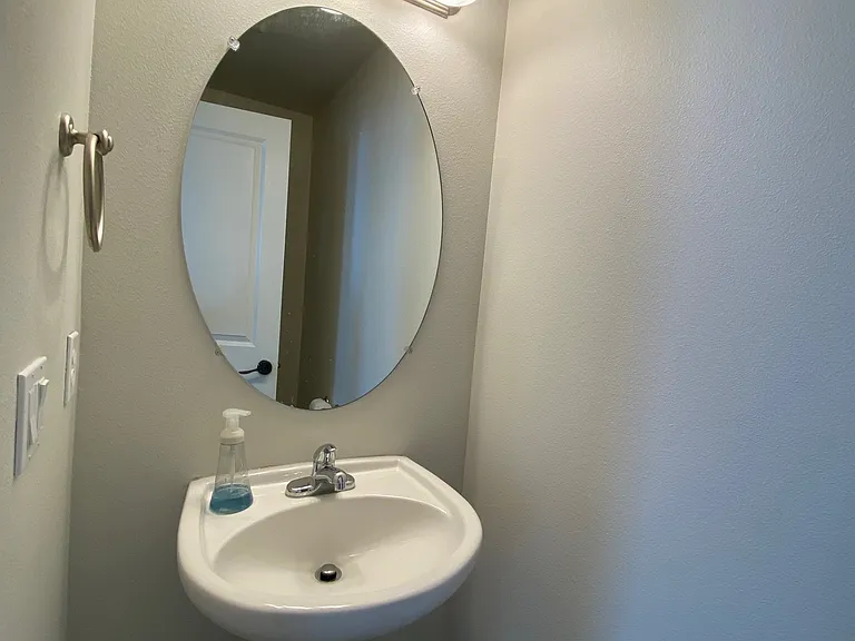 powder room on main floor