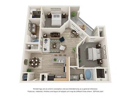 Floor plan B2: Pearl