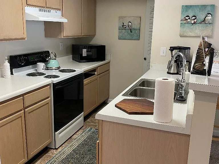 Kitchen with breakfast bar