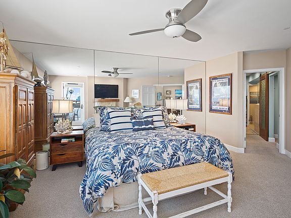 Spacious primary bedroom with en suite bathroom