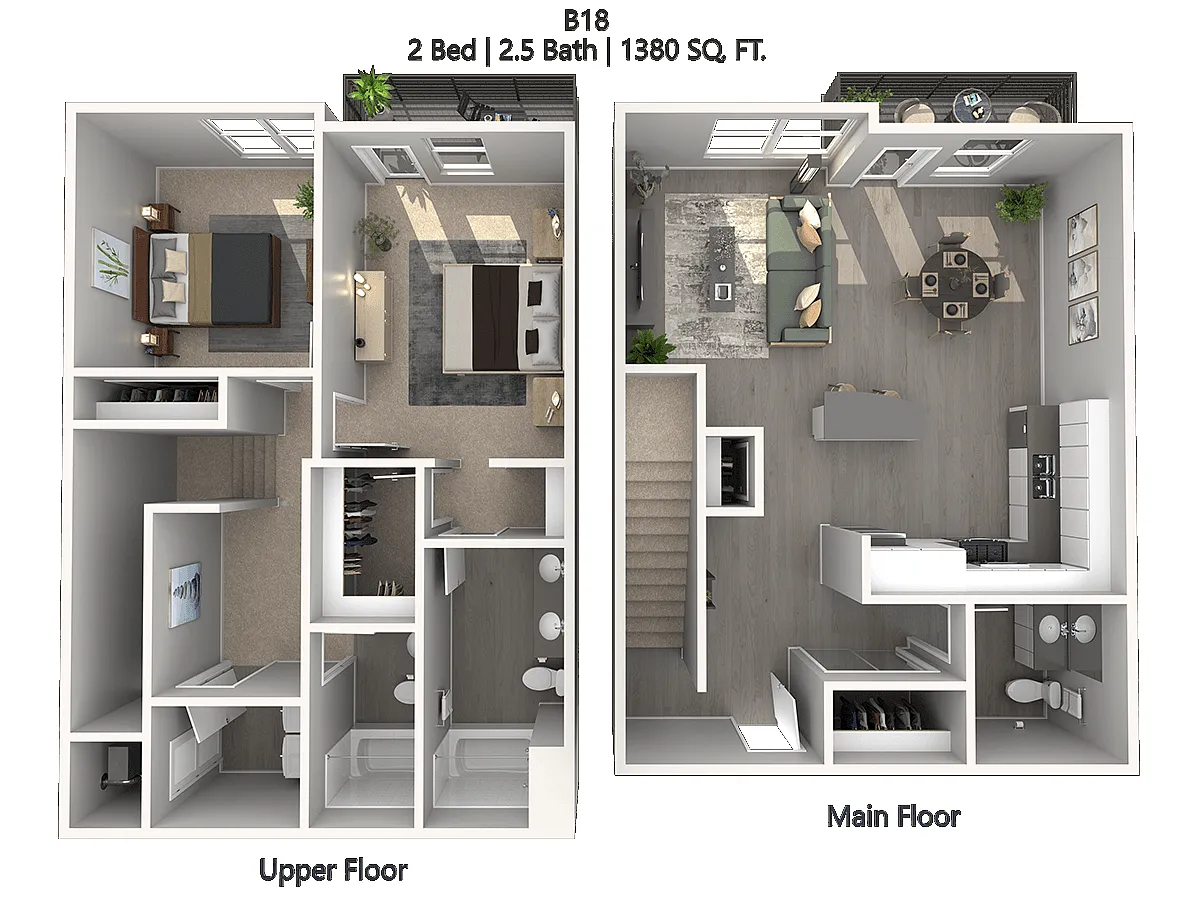 Floor plan B18