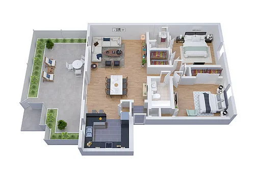 Floor plan B3