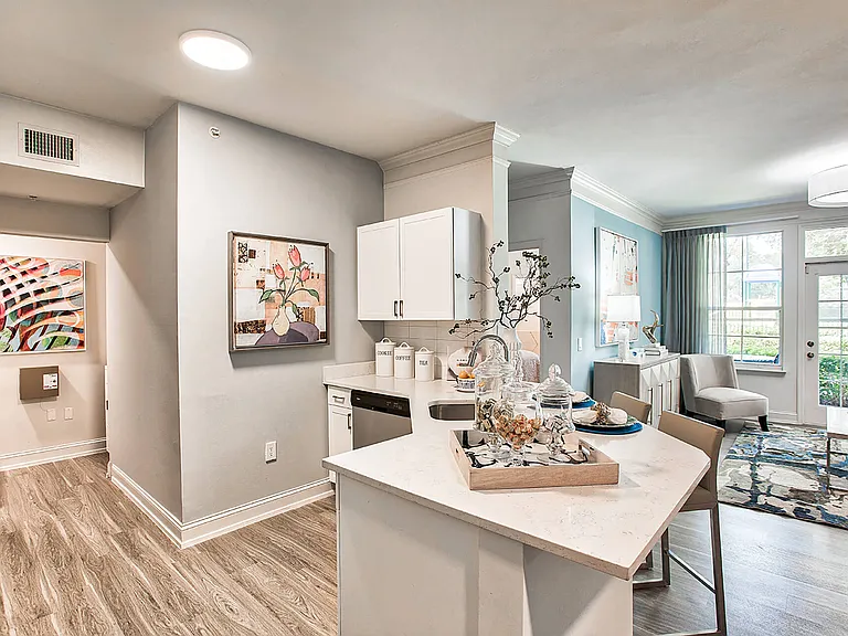 Stunning renovated kitchen with breakfast bar