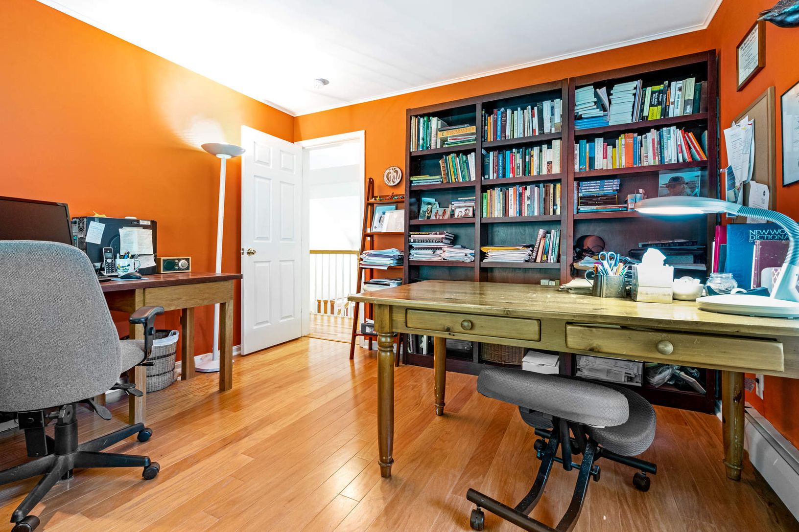 Main floor library/office/den