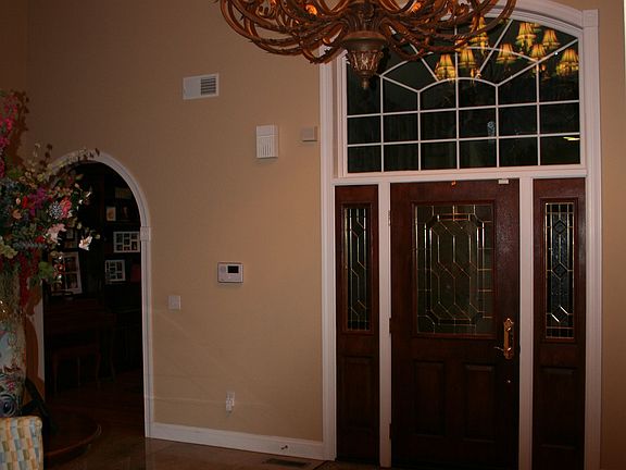 Two story grand entrance